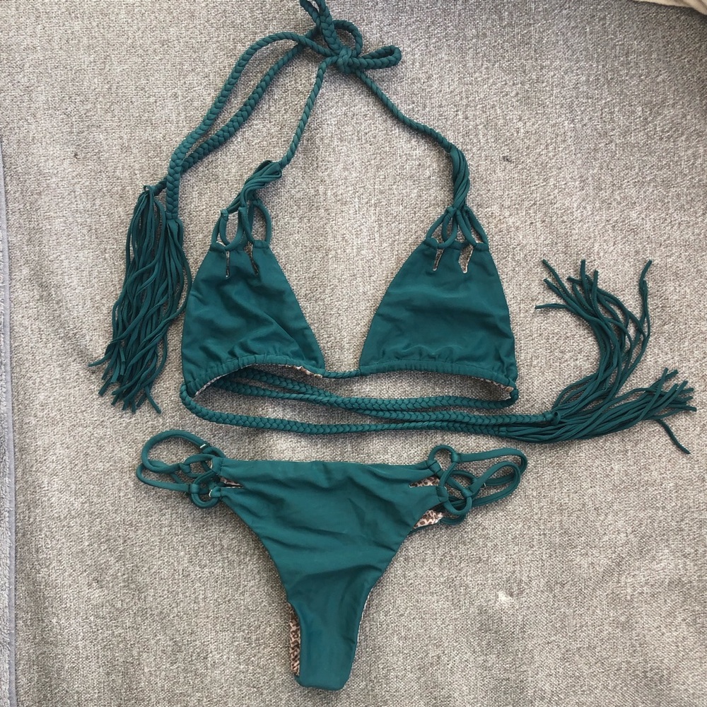 Acacia swim set in Seaweed